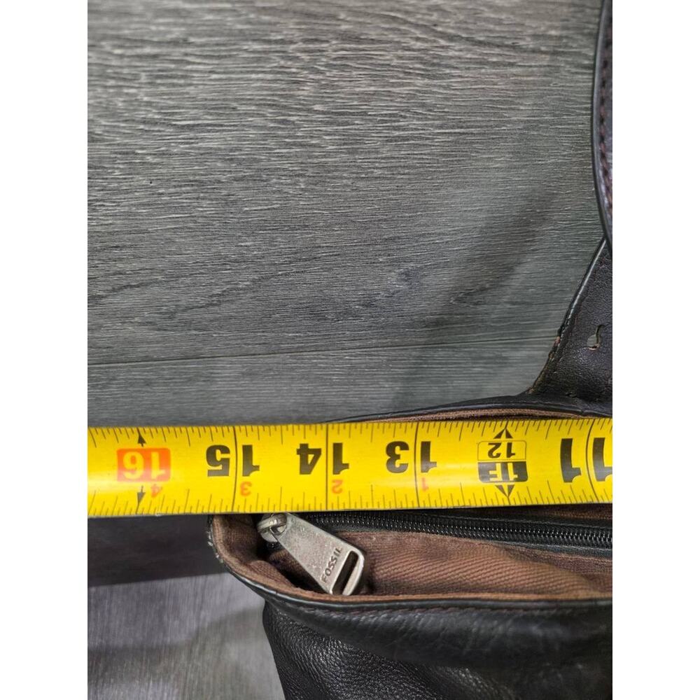 FOSSIL HUNTER SHOPPER TOTE BLACK LEATHER Bag B000760 - Picture 6 of 16